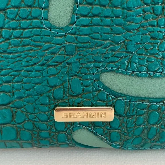 Brahmin Green Leather Wallet - Picture 6 of 6